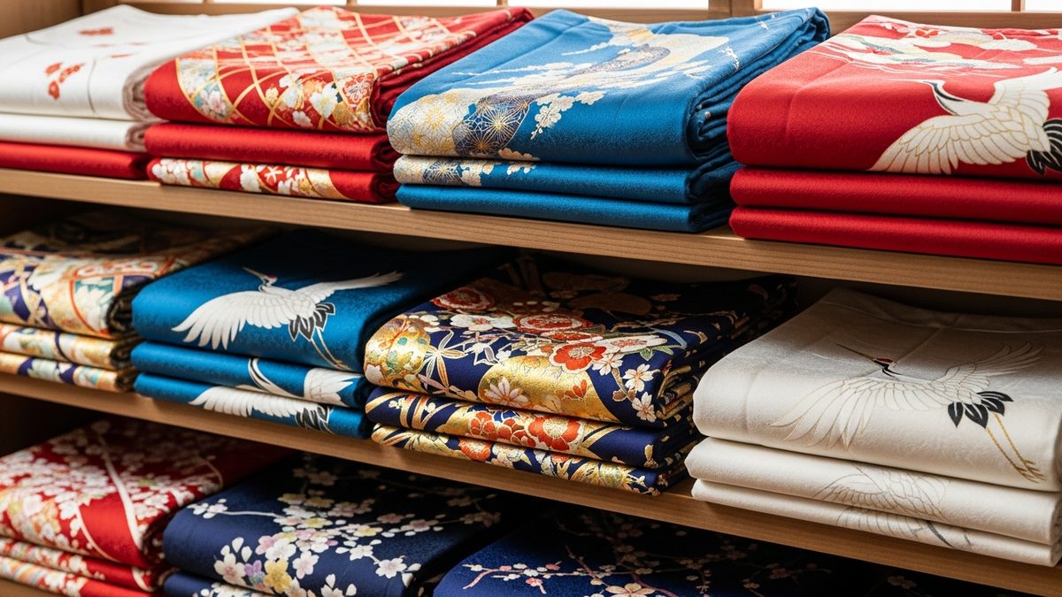 Collection de kimonos japonais pour différentes occasions