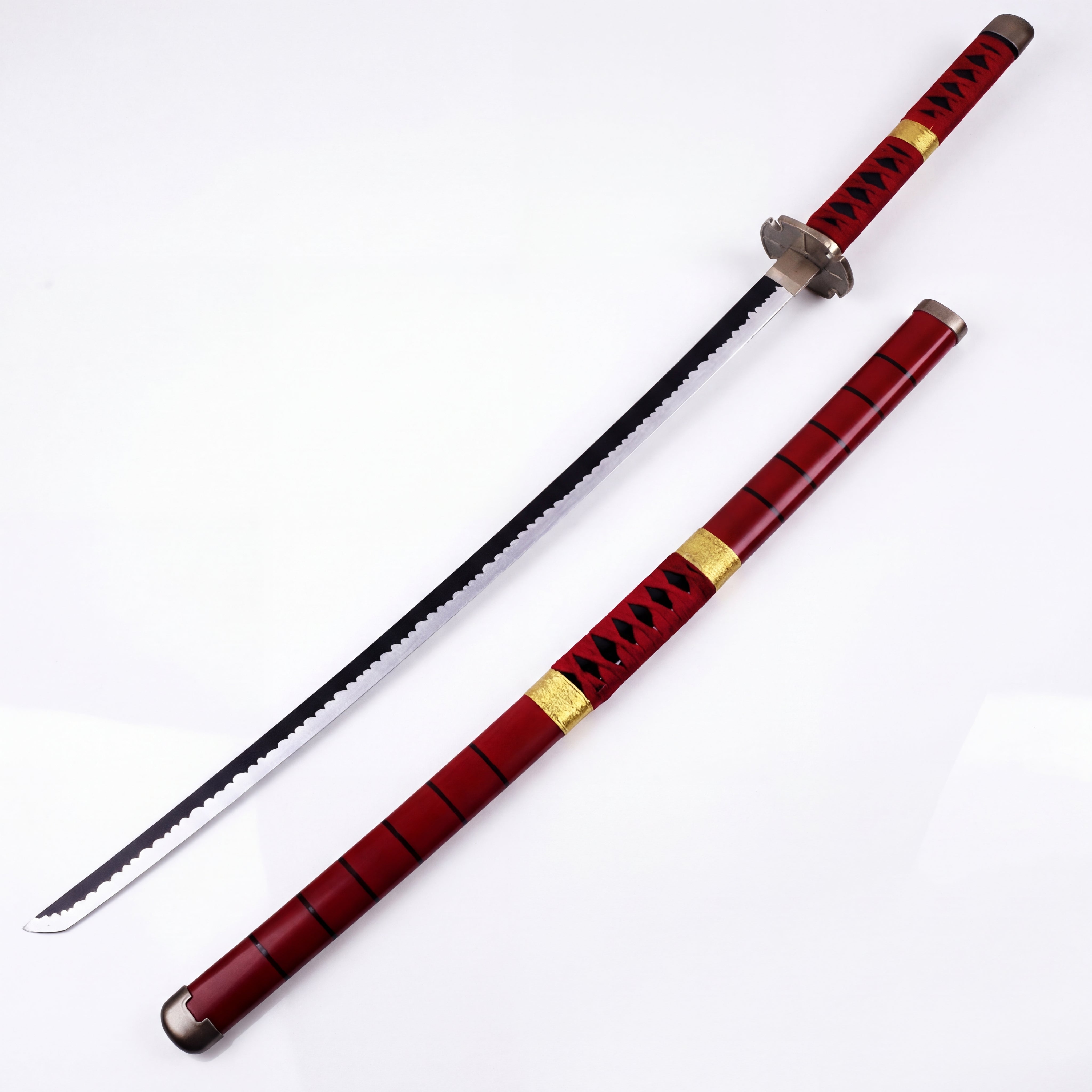 Katana Sandai Kitetsu Roronoa Zoro One Piece en bambou