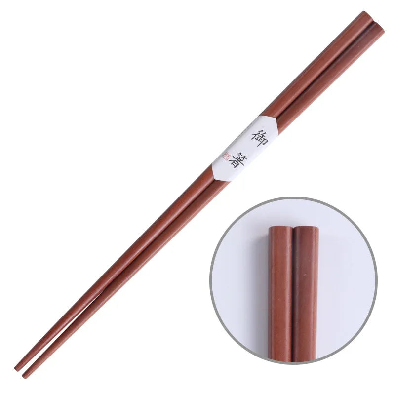 Baguettes japonaises en bois naturel, vue 7