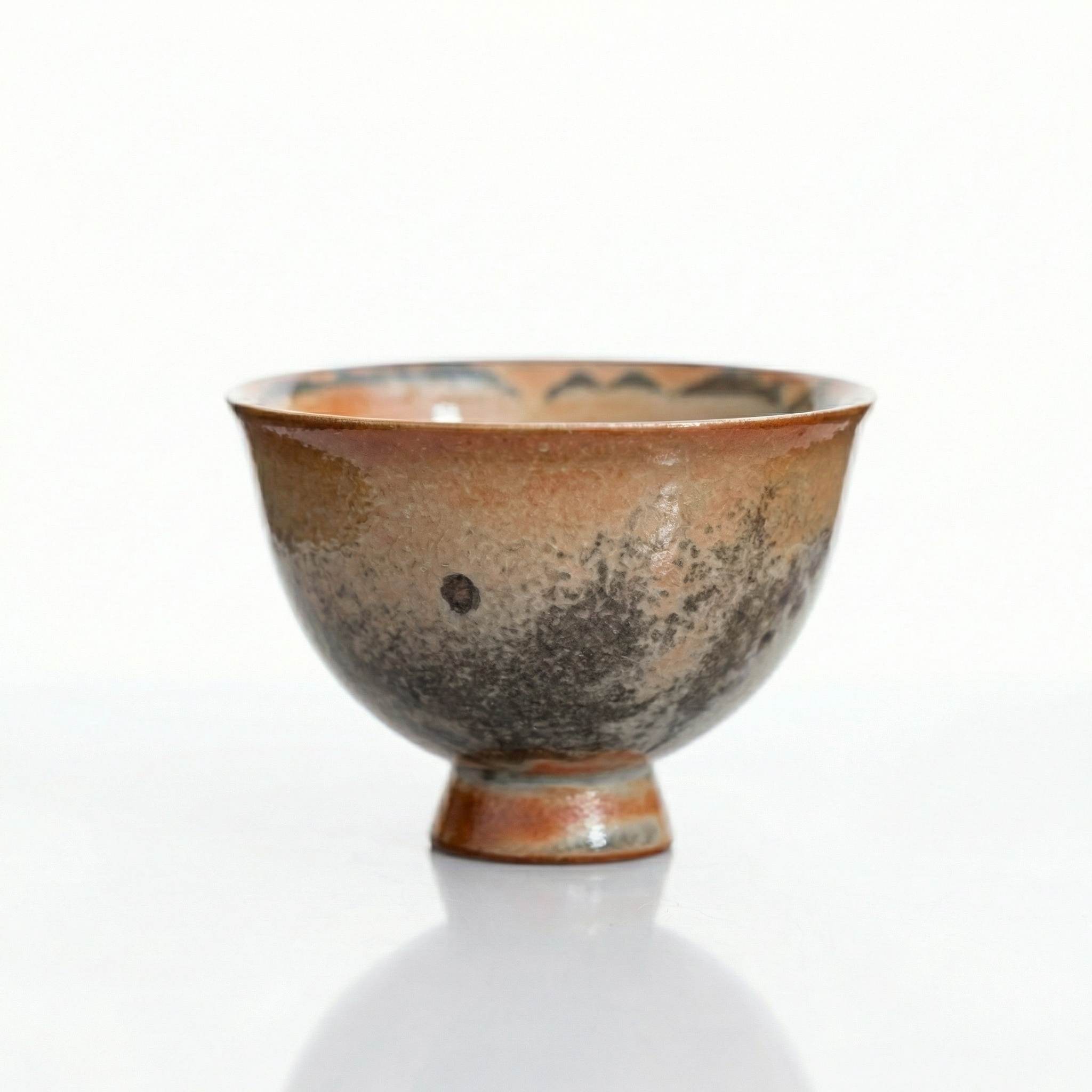Tasse céramique japonaise texture terre cuite wabi-sabi